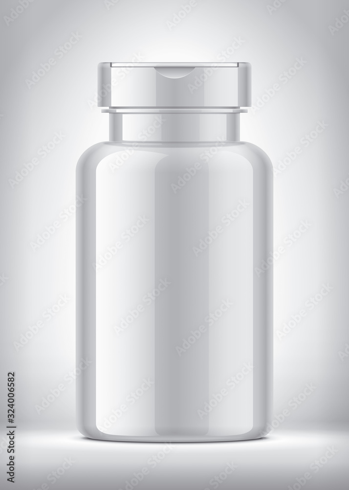 Bottle on background. Glossy version. Bottle on background. Glossy version.