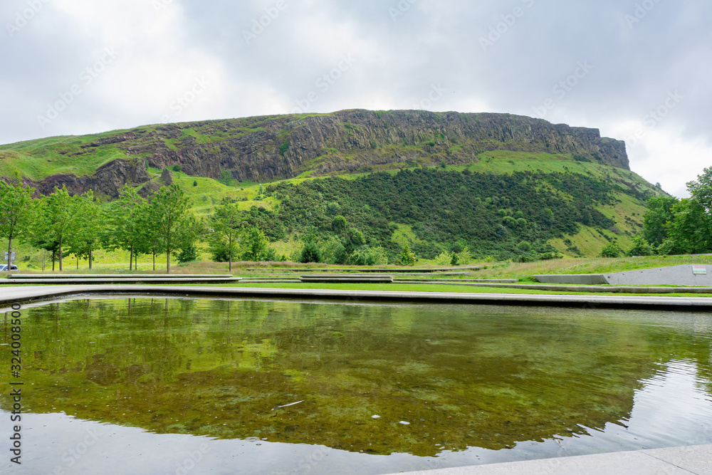 Beautiful natural landscape of Holyrood Park