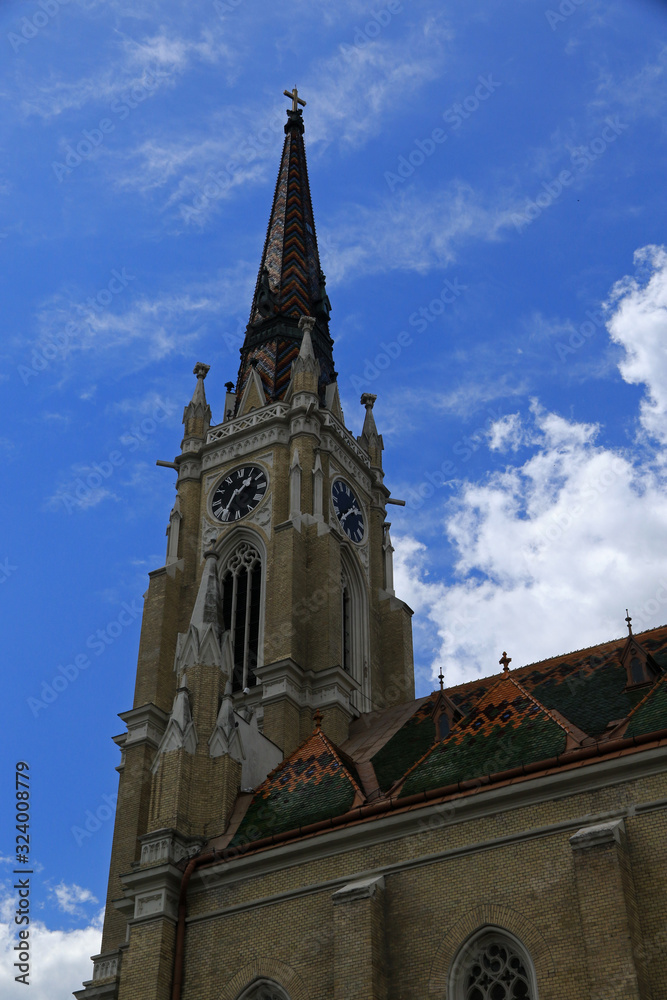 Name of Mary Church - catholic, parish church in Novi Sad, Serbia