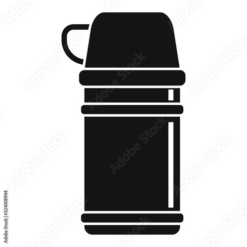 Vacuum insulated container icon. Simple illustration of vacuum insulated container vector icon for web design isolated on white background