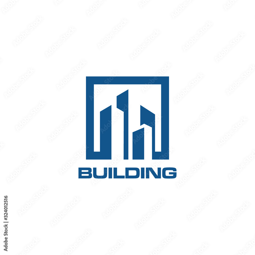 Building Construction Real Estate Logo Template Vector Icon