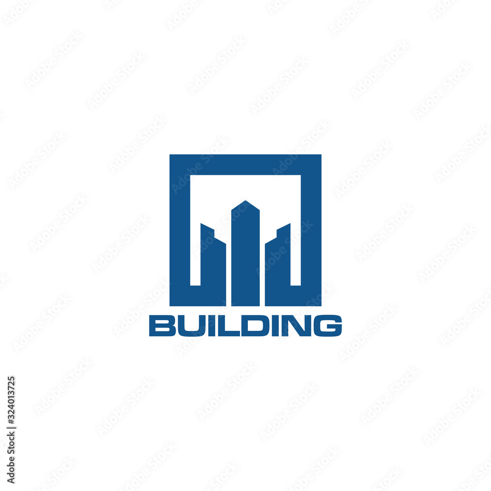 Building Construction Real Estate Logo Template Vector Icon