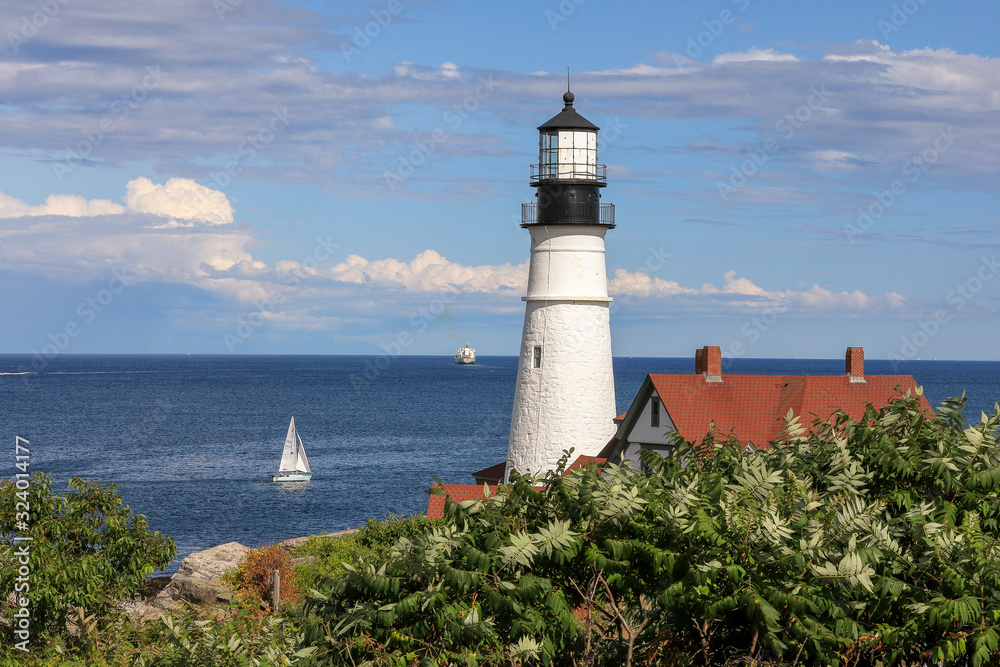 Portland Head Lighthouse at Cape Elizabeth, Portland, Maine Portland Head Lighthouse at Cape Elizabeth, Portland, Maine