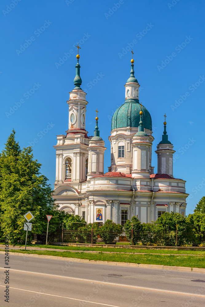 Catherine’s Cathedral, the main Orthodox church in Kingisepp, was built in the years 1764-1782.