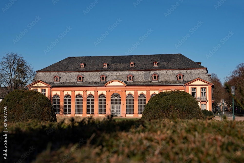 Die Orangerie in Darmstadt in Hessen, Deutschland 