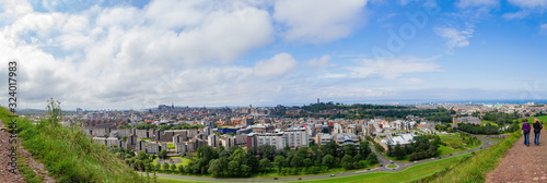 High angle view of the cityscape from Holyrood Park © Kit Leong