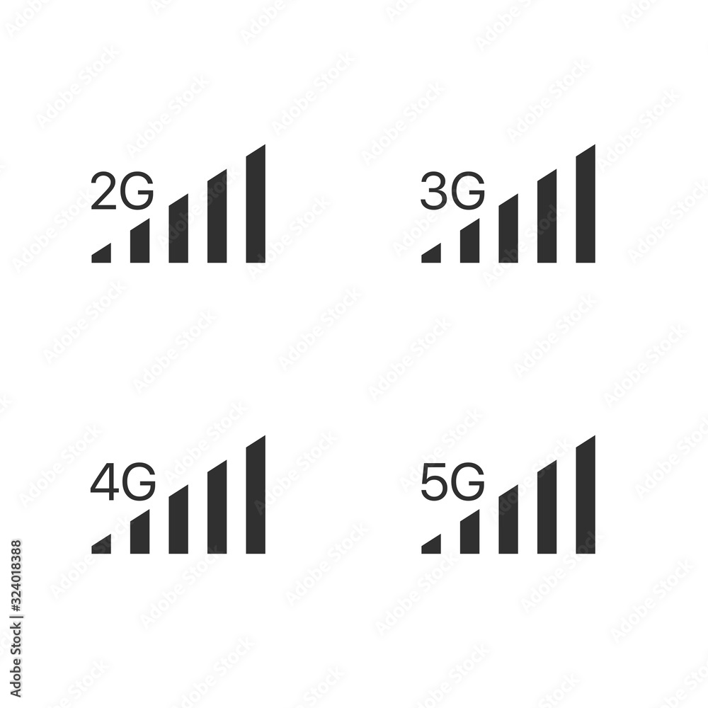 3g internet vector icons