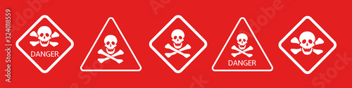 Hazard warning danger signs