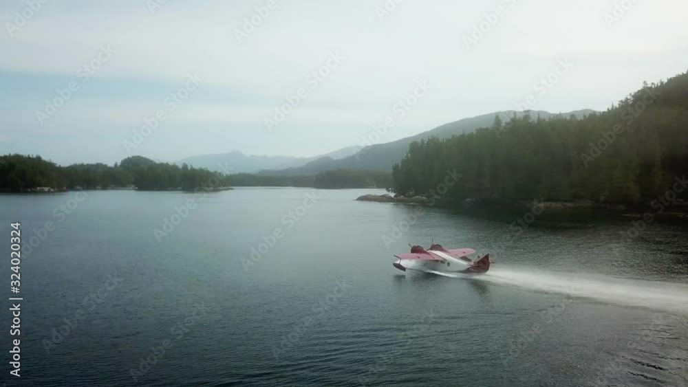 float plane take off