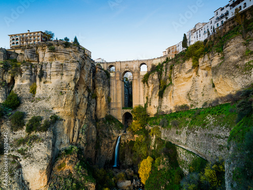 Nuevo Bridge in Ronda, Malaga, Spain