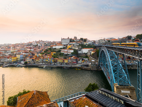 Bridge of Ponte Luis I in Porto, Portugal