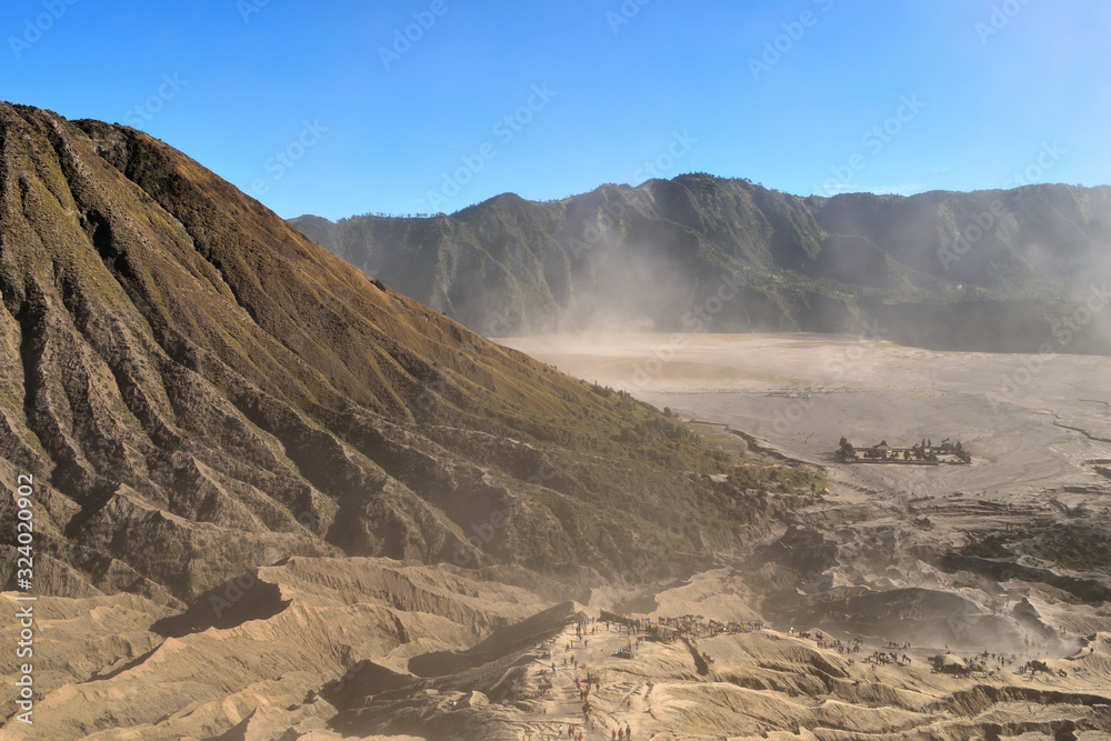 Amazing view from the Bromo caldera, Java