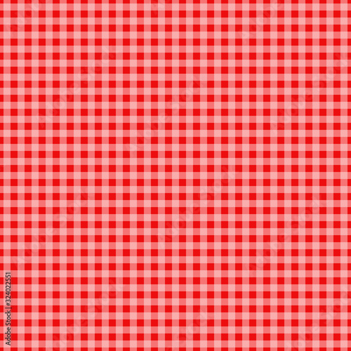 red background in a small cell, vector illustration.
