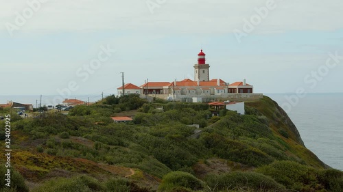 Natural Park of Sintra at Cape Roca in Portugal called Cabo de Roca - travel photography photo