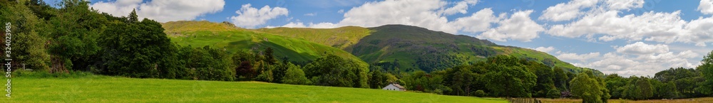 Beautiful nature landscape around Lake Windermere