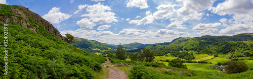 Beautiful nature landscape around Lake Windermere