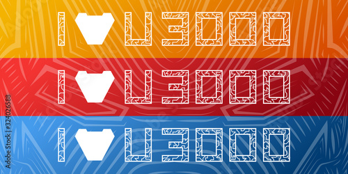 I love you 3000 times. I love u 3k. Thank you three thousand.