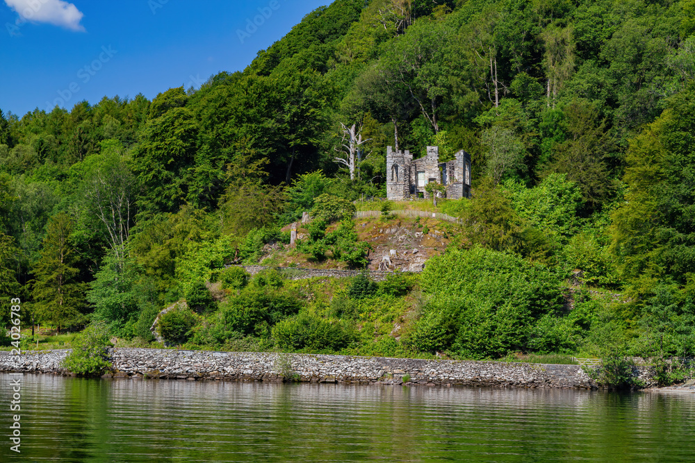 Beautiful nature landscape around Lake Windermere