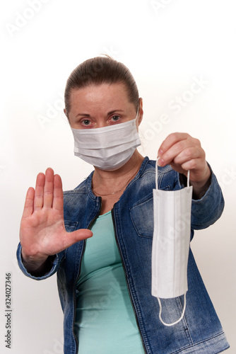 young man with gas mask