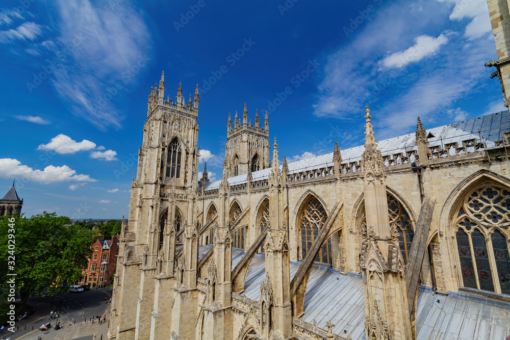 Exterior view of the York Minster