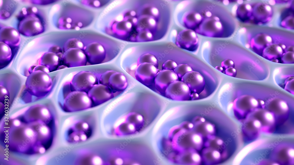 Abstract won with grid cells. 3d illustration, 3d rendering. Abstract won with grid cells. 3d illustration, 3d rendering.