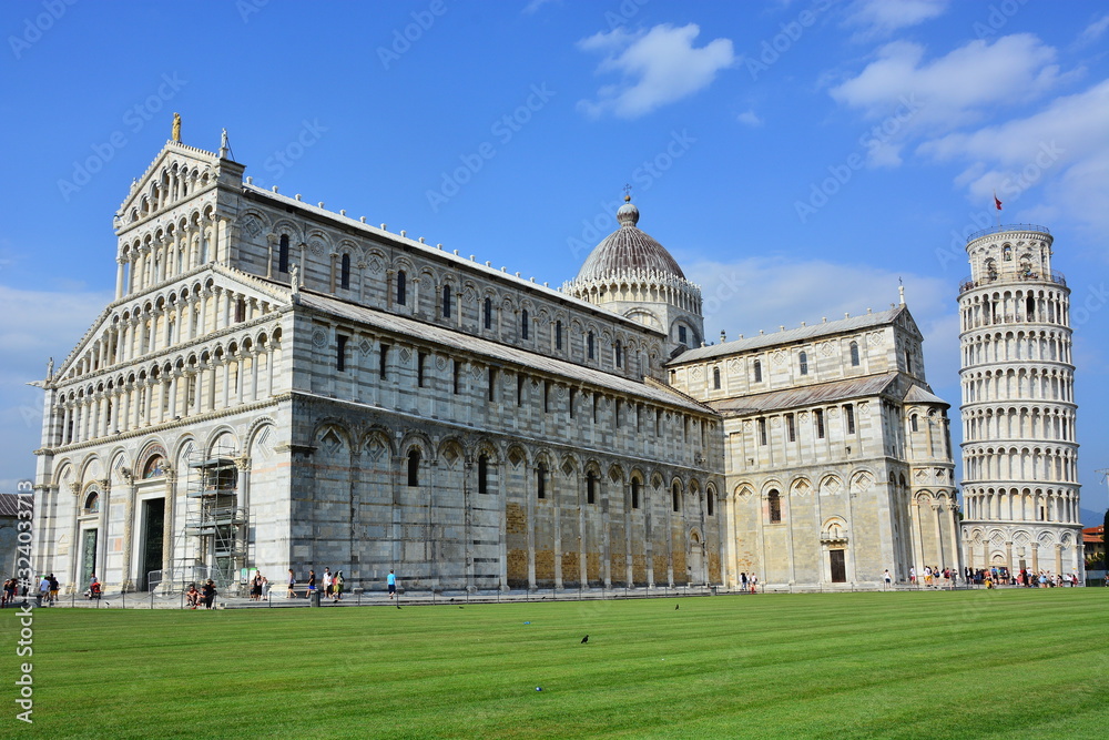 Pisa Cathedral on the Cathedral Square, Square of Miracles and the Leaning Tower
