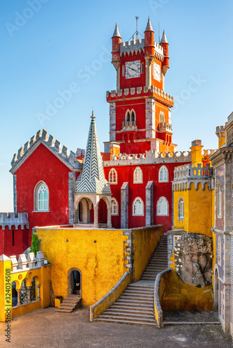 Pena Palace in Sintra, Portugal photo