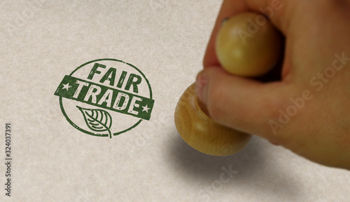 Fair Trade stamp and stamping