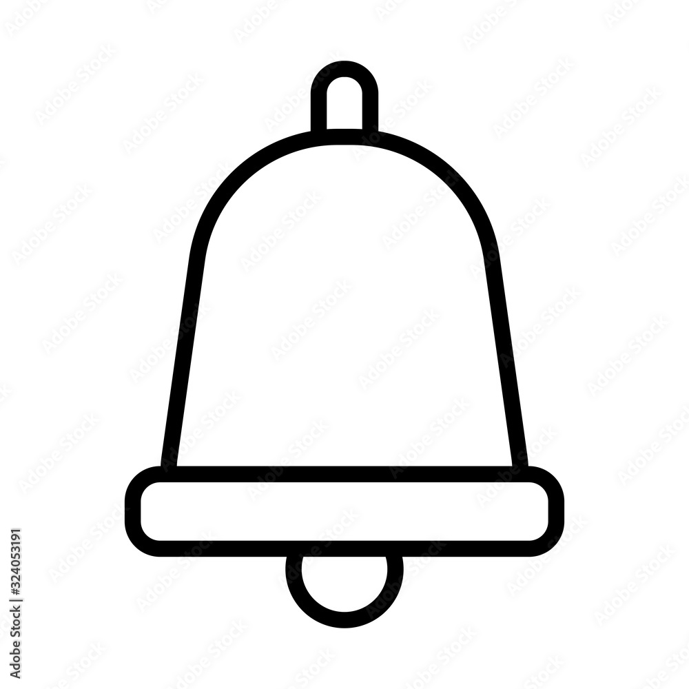 bell sound line style icon bell sound line style icon