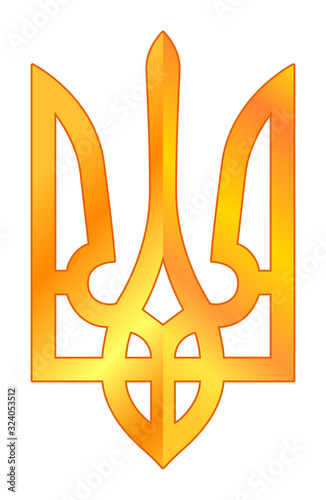 Gold coat of arms