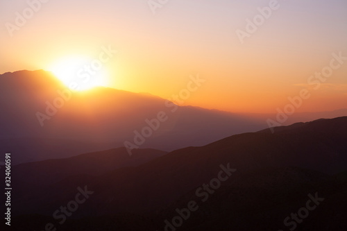 Desert Mountains Sunset 2 © BenDiAnnaArt