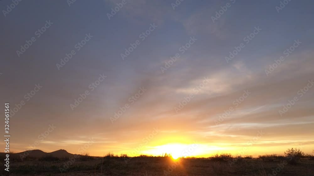 fiery sunrise time lapse in the mojave desert fiery sunrise time lapse in the mojave desert