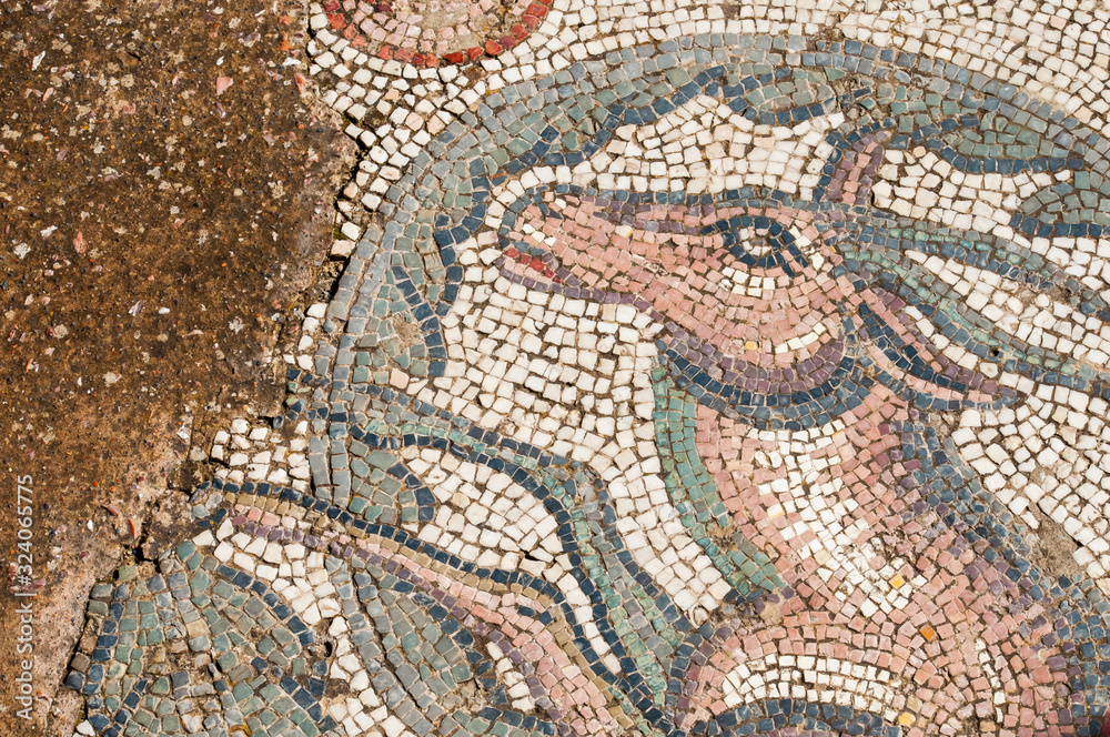 Mosaics in the floor of the old roman Villa del Casale of the 4th century A.C. Unesco world heritage, Piazza Armerina, Sicily Mosaics in the floor of the old roman Villa del Casale of the 4th century A.C. Unesco world heritage, Piazza Armerina, Sicily