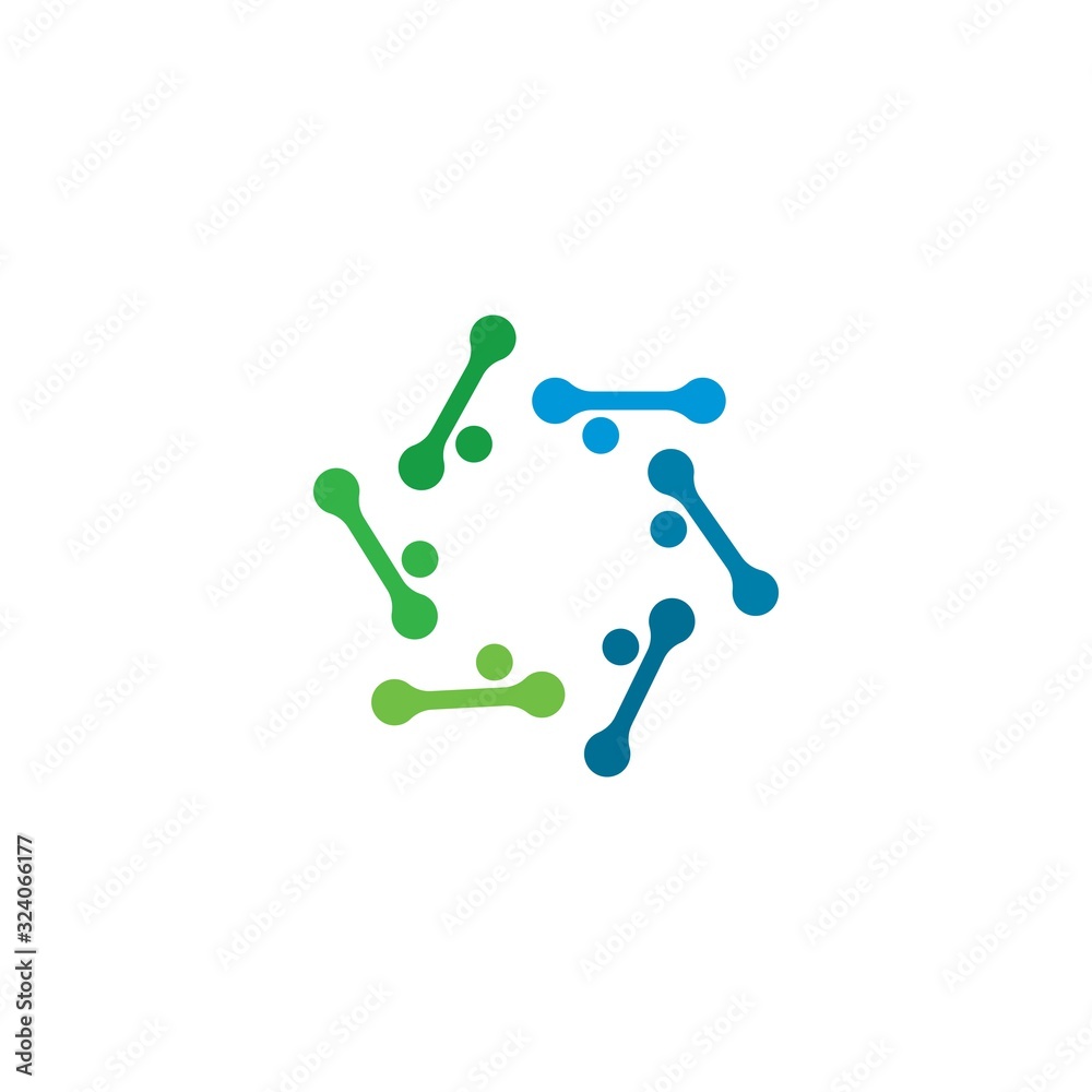 molecule logo vector icon illustration molecule logo vector icon illustration