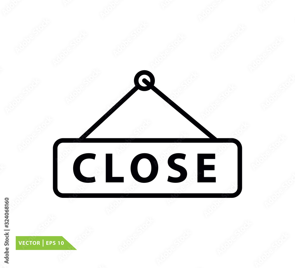 Close icon vector design template Close icon vector design template