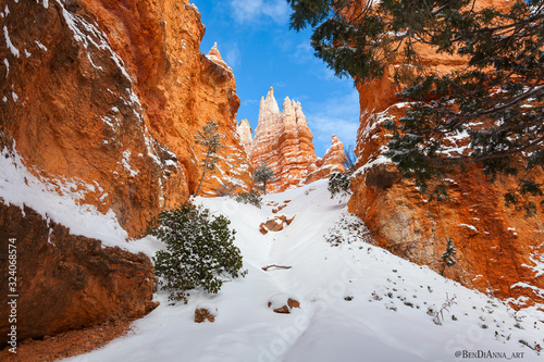 Bryce Canyon Winter Snow