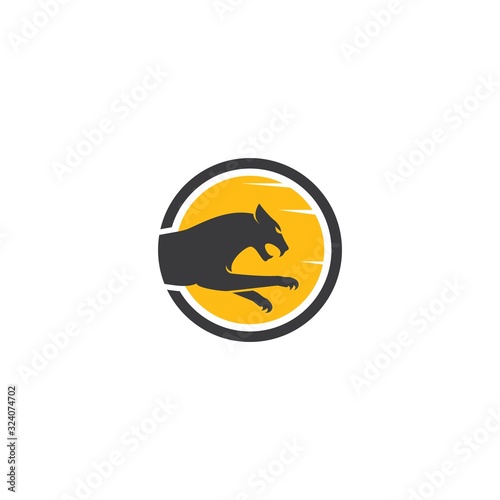 Puma,panther,tiger or leopard Logo design