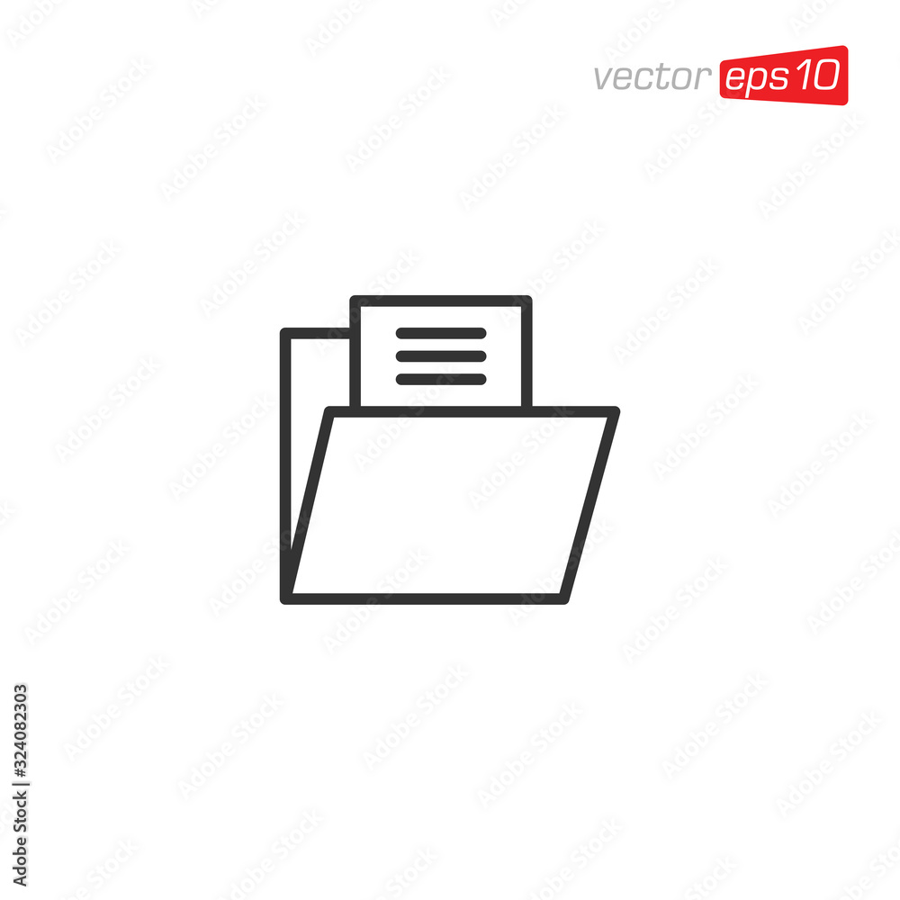 Manager File Icon Symbol Design Vector Manager File Icon Symbol Design Vector
