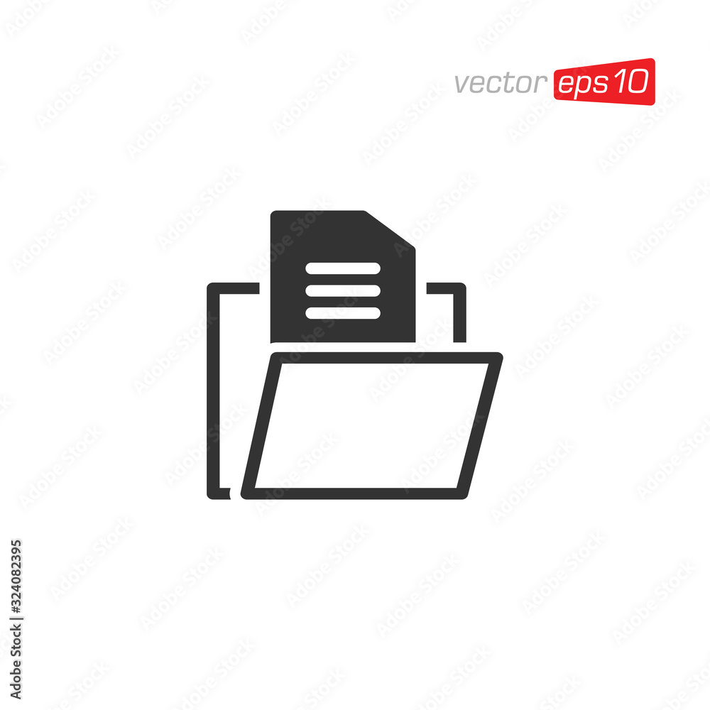 Manager File Icon Symbol Design Vector Manager File Icon Symbol Design Vector