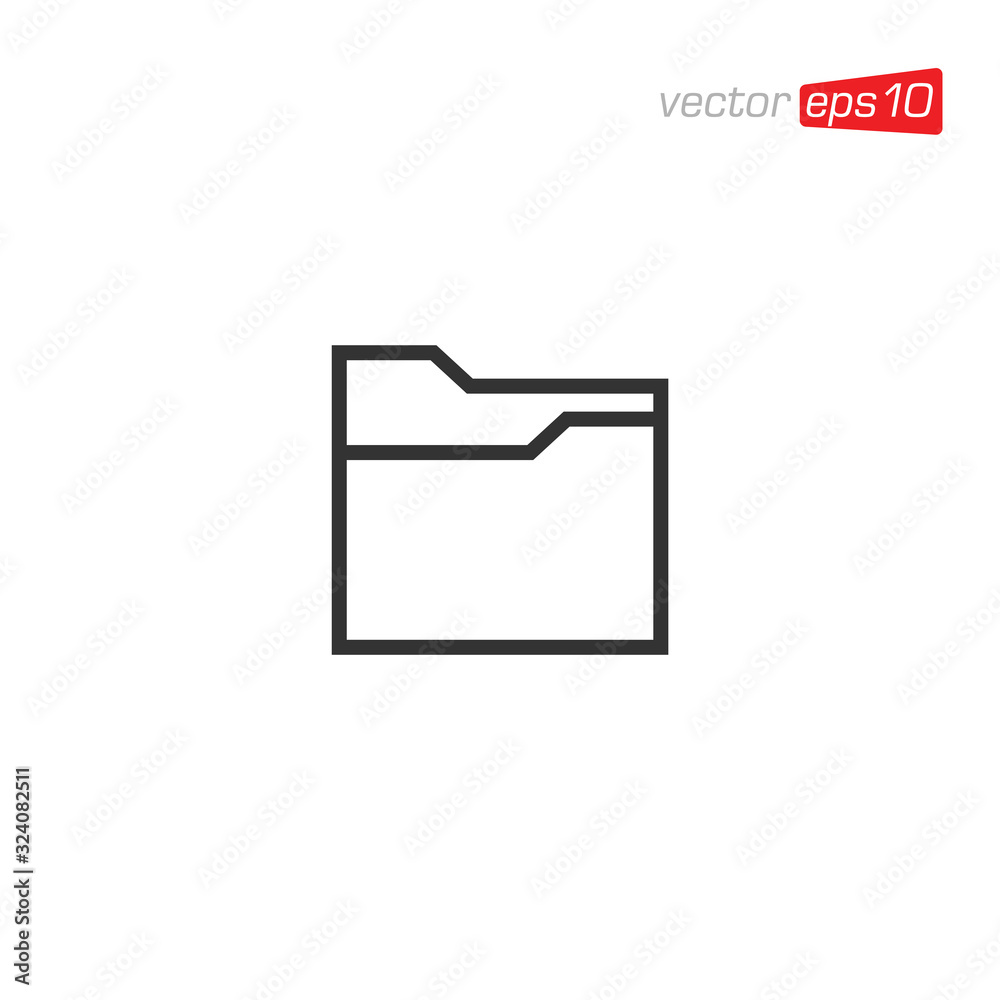 Manager File Icon Symbol Design Vector Manager File Icon Symbol Design Vector