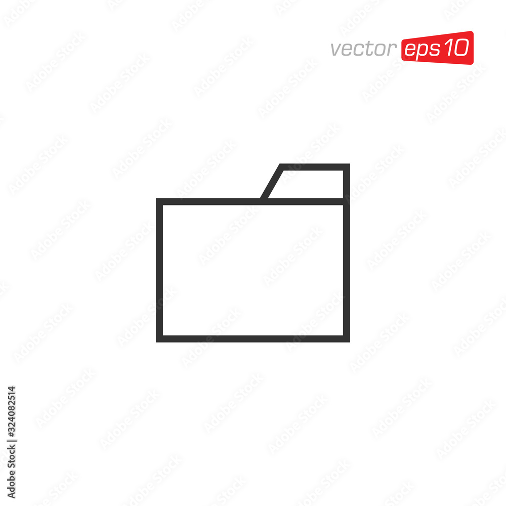 Manager File Icon Symbol Design Vector