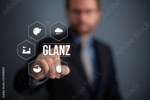 Schilderij op canvas Glanz