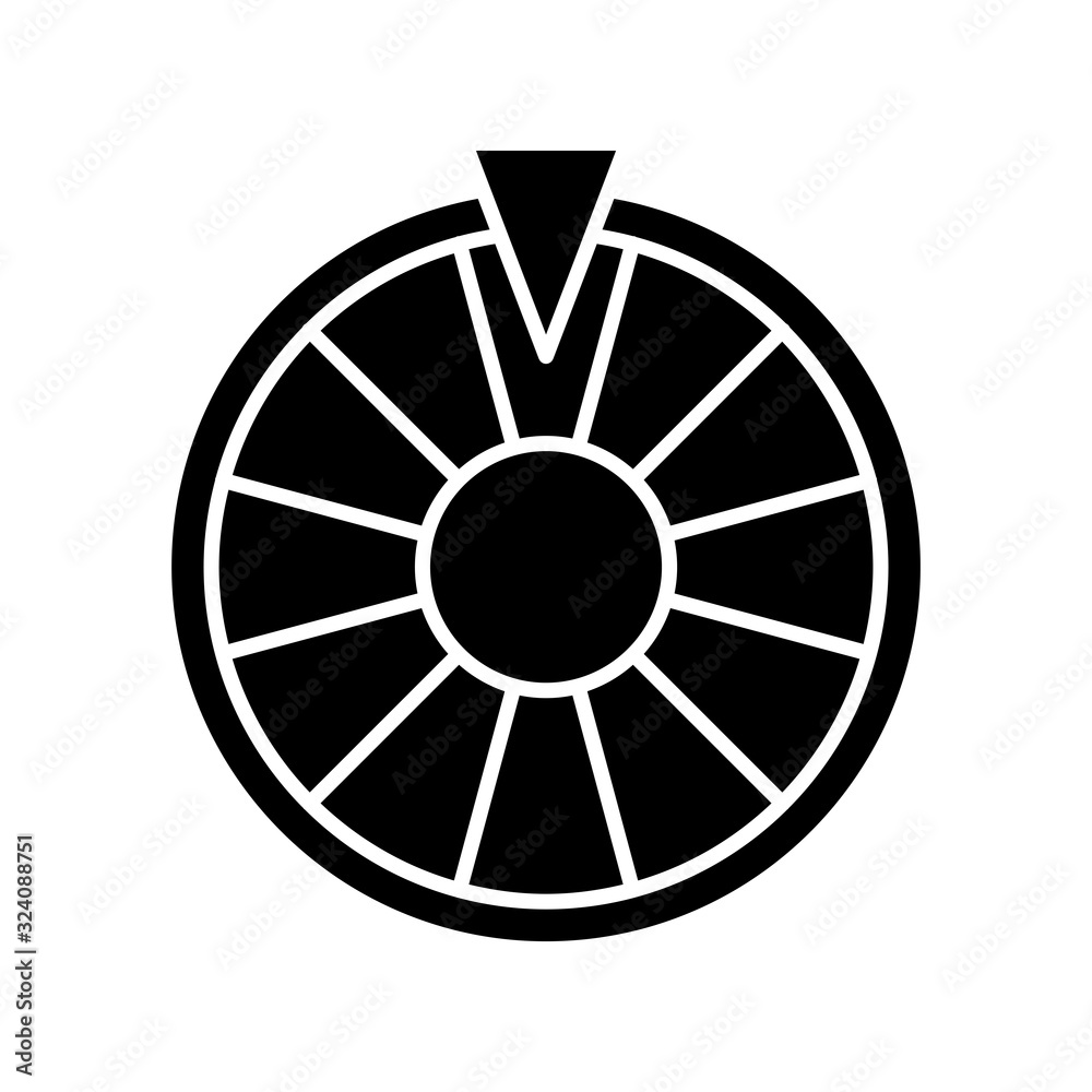 Roulette casino icon vector design templates Roulette casino icon vector design templates