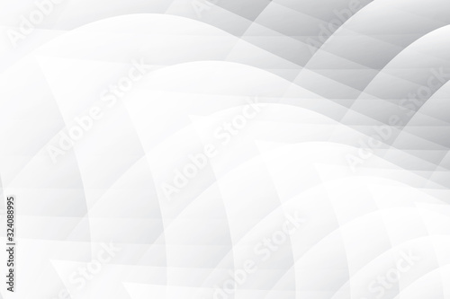 Abstract geometric white and gray color background. Vector, illustration.	