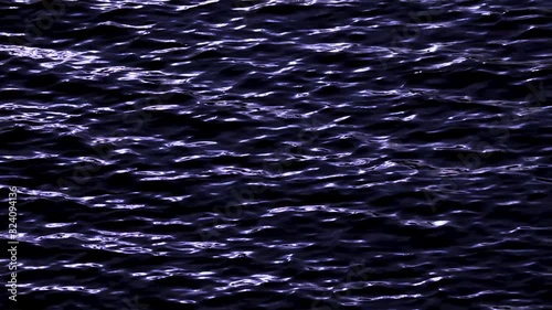Blue water surface