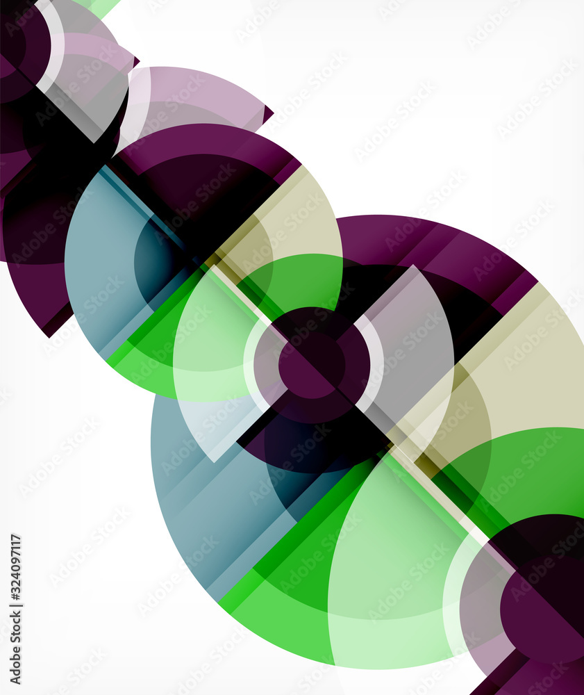 Abstract background, circle and triangle design round shapes overlapping. Geometric trendy template. Vector Illustration For Wallpaper, Banner, Background, Card, Book Illustration, landing page Abstract background, circle and triangle design round shapes overlapping. Geometric trendy template. Vector Illustration For Wallpaper, Banner, Background, Card, Book Illustration, landing page