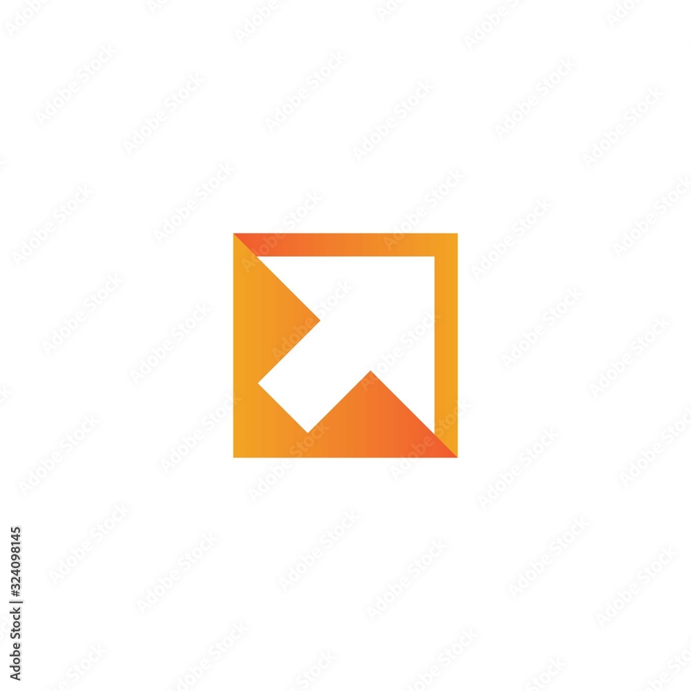 Arrows vector illustration icon logo template design Arrows vector illustration icon logo template design