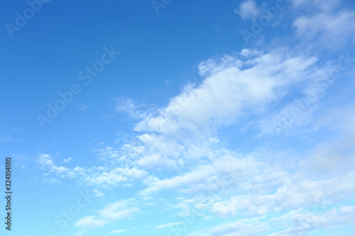 white cloud on blue sky weather background