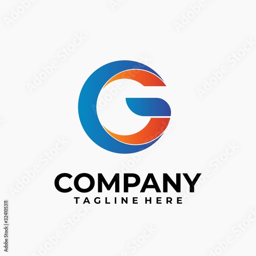 initial letter g logo design vector inspiration