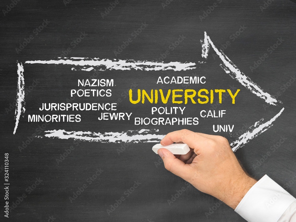Obraz na plátně university